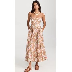 Bardot Lola Corset Midi Dress